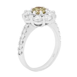 14k White Gold 0.85ct & 1.96ct Diamond Ring