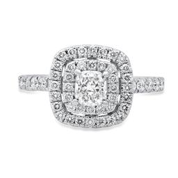 14K White Gold Setting with 0.44ct Center and 1.09tcw Diamond Neil Lane" Designor Ladies Ring"