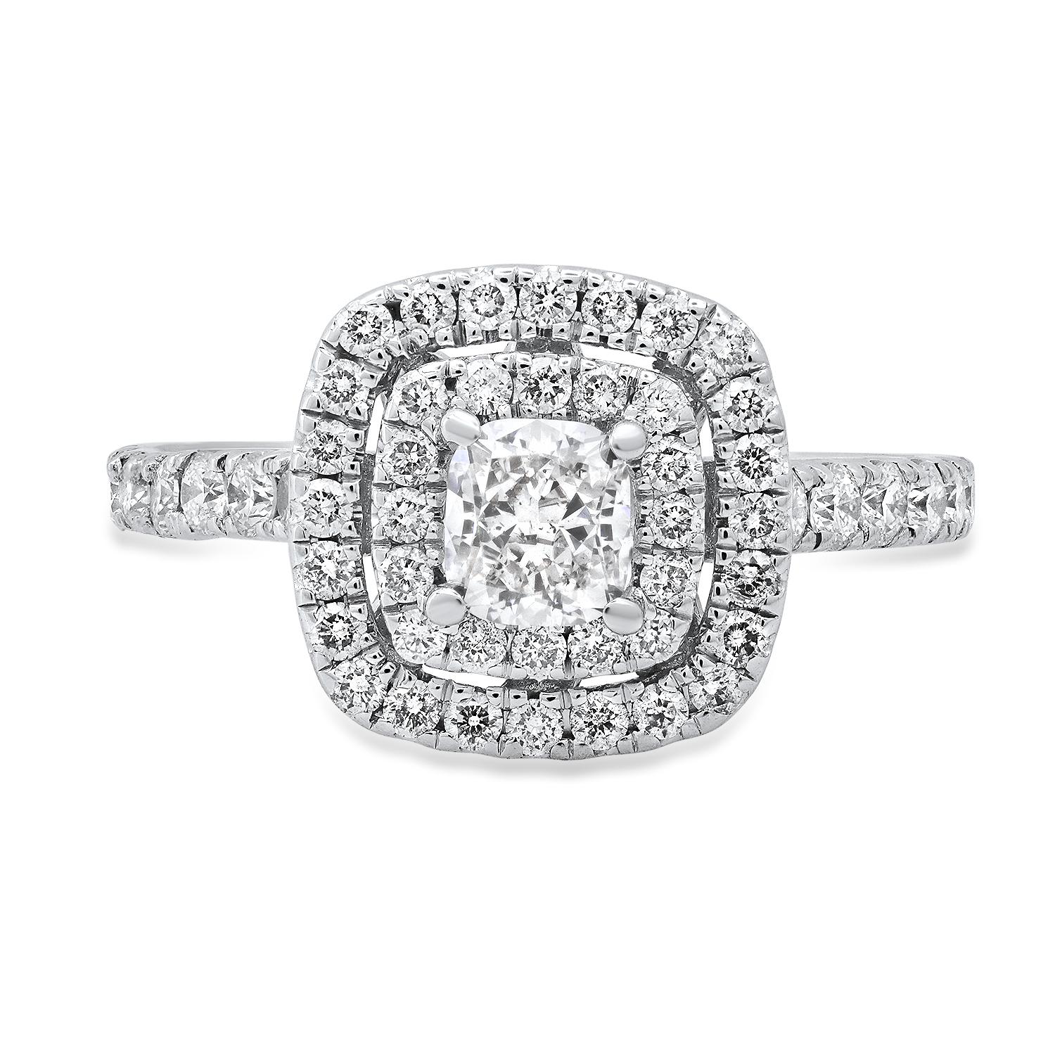 14K White Gold Setting with 0.44ct Center and 1.09tcw Diamond Neil Lane" Designor Ladies Ring"