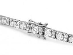 18K Gold 8.69ct Diamond Bracelet