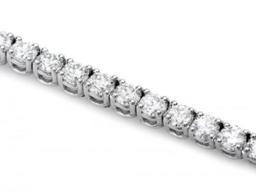 18K Gold 4.56ct Diamond Bracelet