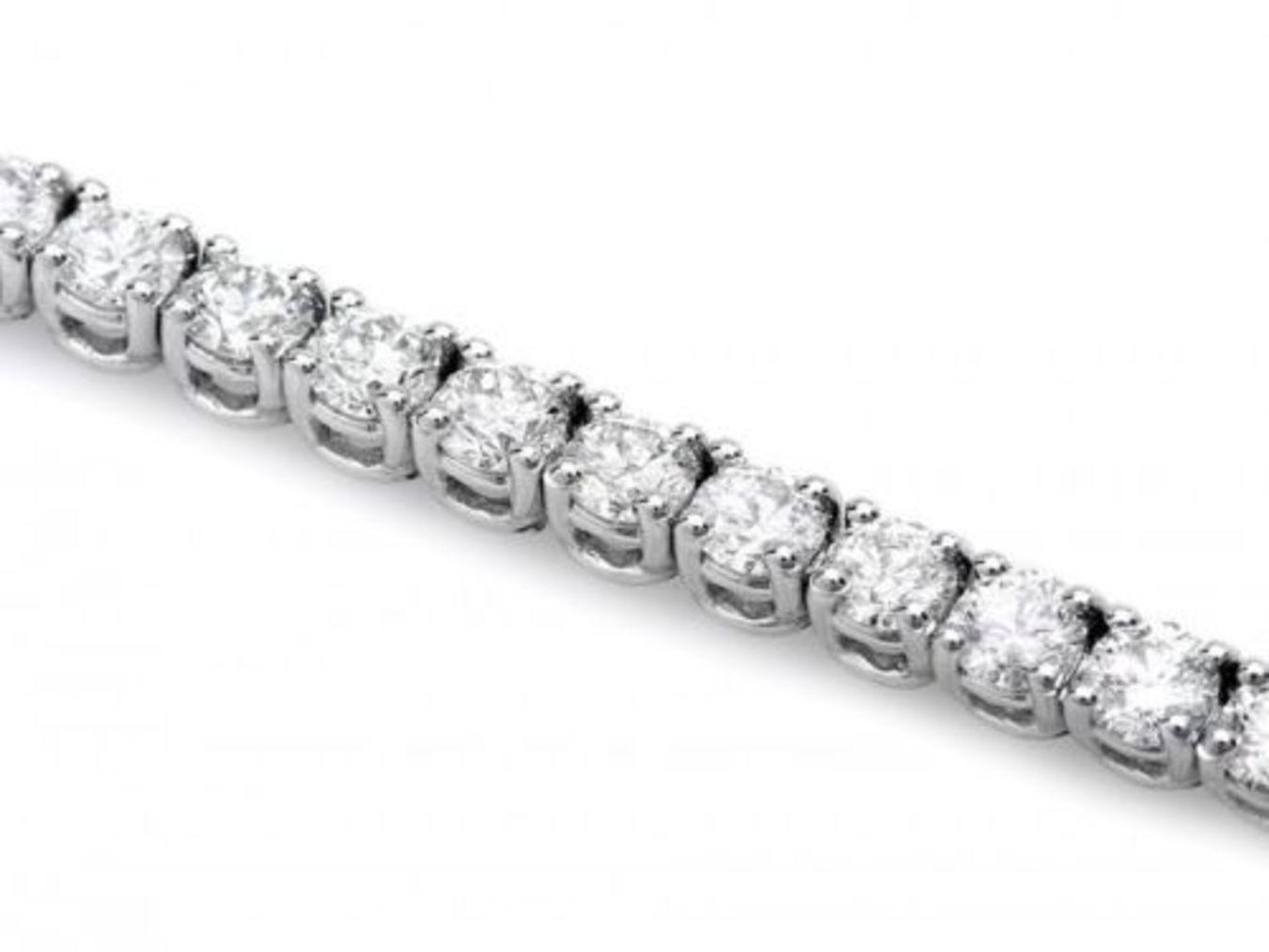 18K Gold 4.56ct Diamond Bracelet