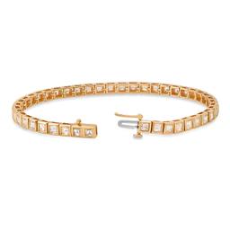 18K Yellow Gold Setting with 5.16ct Diamond Bracelet