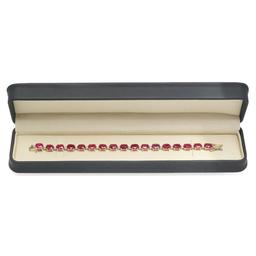 18K Gold 30.12ct Ruby 0.78ct Diamond Bracelet