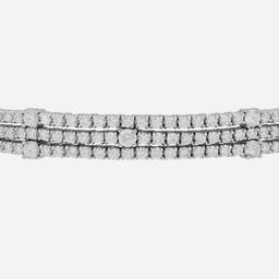 18k White Gold 5.96ct Diamond Tennis Bracelet