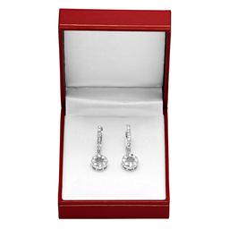 14k White Gold 1.79ct Diamond Earrings