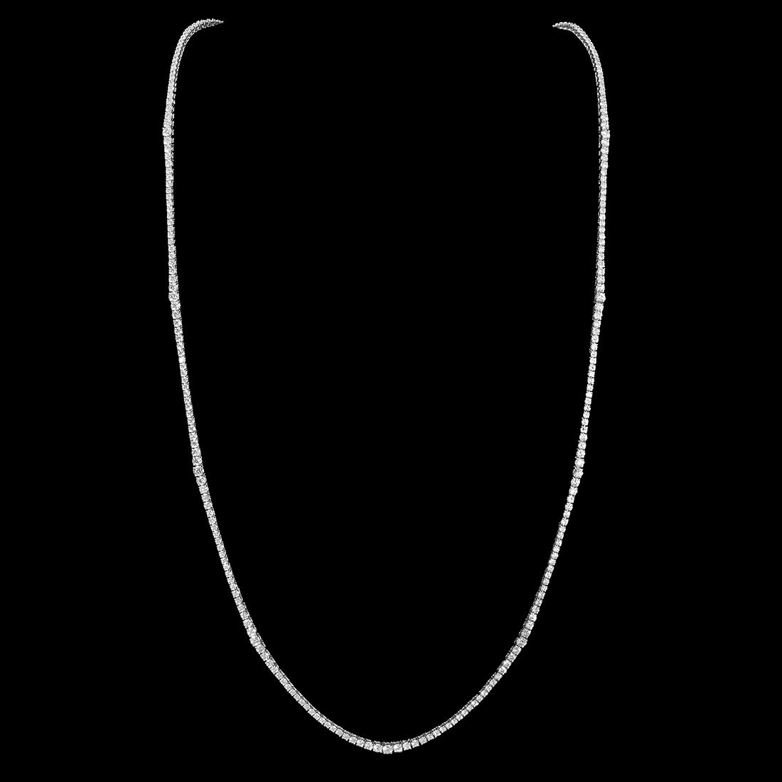 18K Gold 17.88ct Diamond Necklace