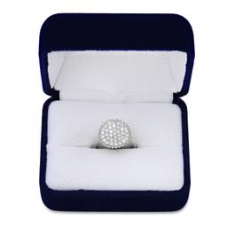 14K White Gold Setting with 1.38ct Diamond Ladies Ring