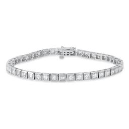 18K White Gold Setting with 5.16ct Diamond Bracelet