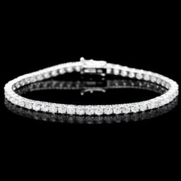 18K Gold 7.57ct Diamond Bracelet