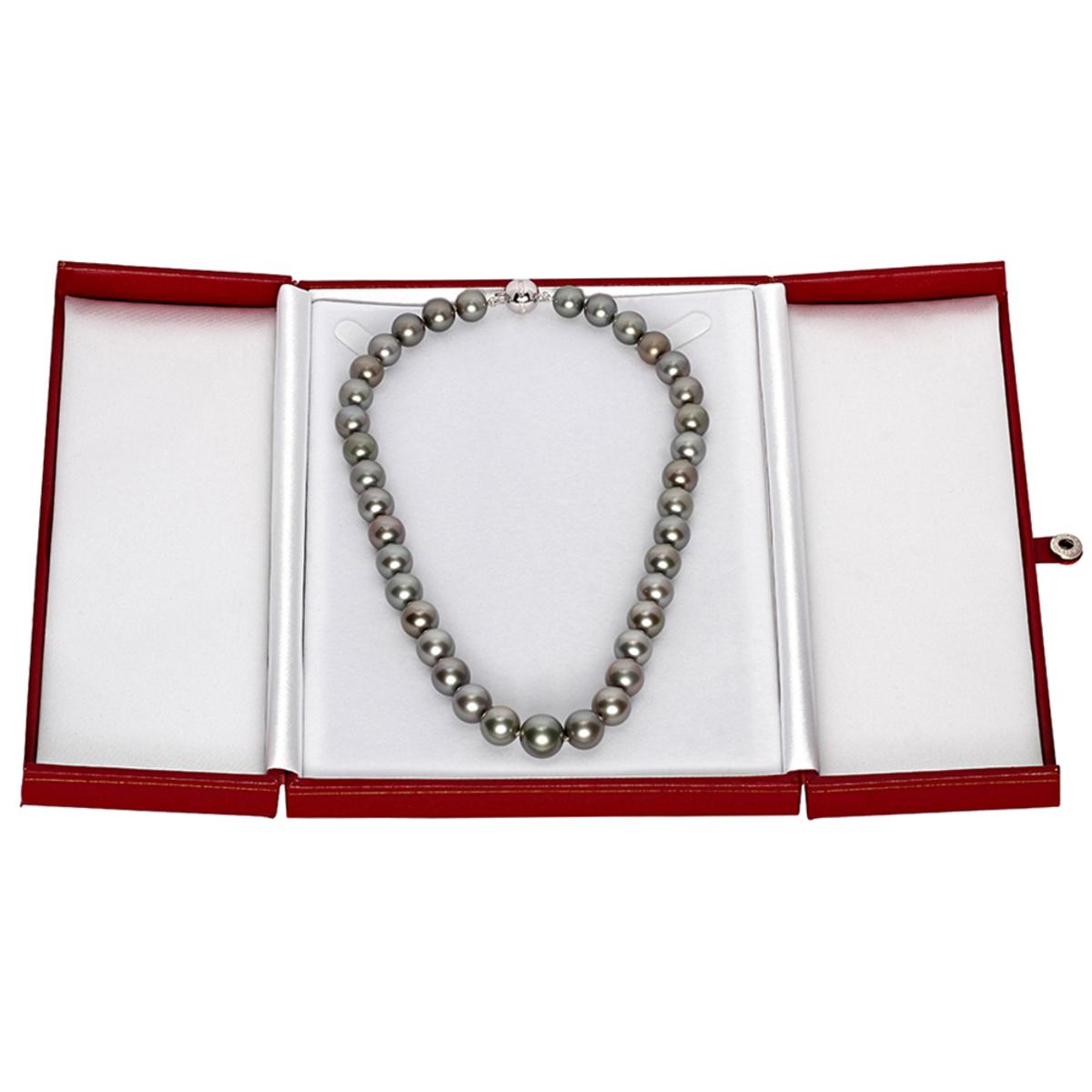 10-13mm Natural Black Pearl Necklace