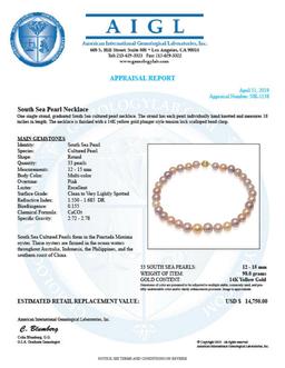 12MM-15MM South Seas Pearl Necklace