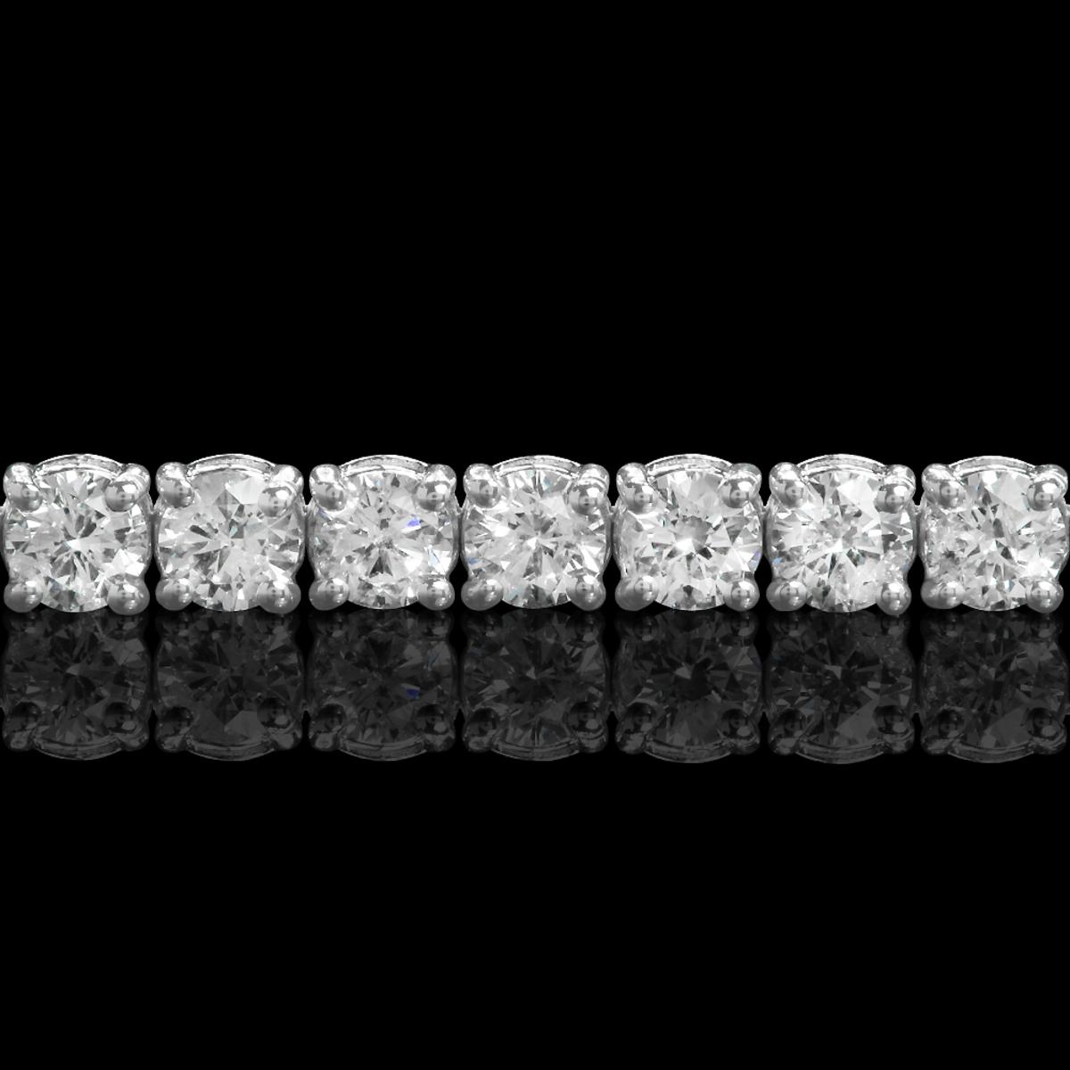 18k White Gold 6.71ct Diamond Bracelet