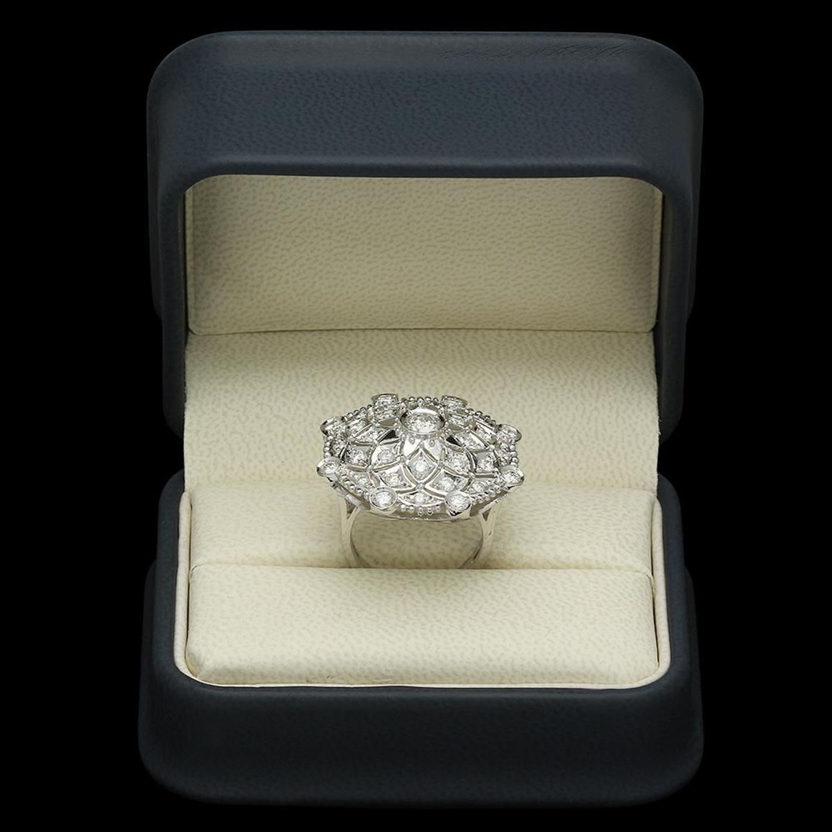 14K White Gold and 2.00ct Diamond Ring