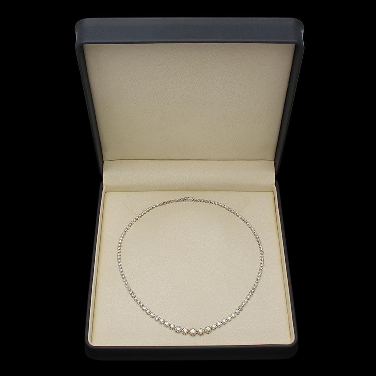 14K Gold 11.13ct Diamond Necklace