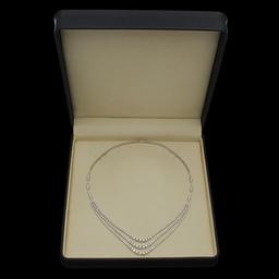 18K Gold 10.98ct Diamond Necklace