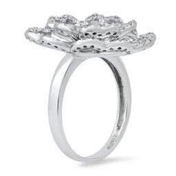 18K White Gold Setting with 0.86ct Diamond Ladies Ring