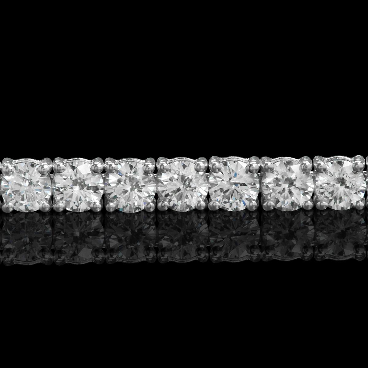 18k White Gold 7.91ct Diamond Bracelet