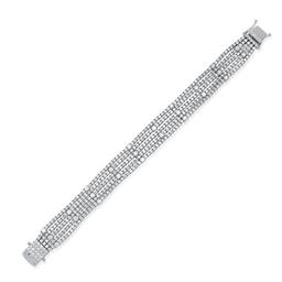 18K White Gold and 11.05ct Diamond Bracelet