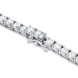 18K White Gold and 21.75ct Diamond Necklace