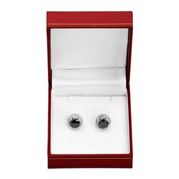 14k White Gold 4.45ct & 0.74ct Diamond Earrings