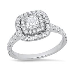 14K White Gold Setting with 0.44ct Center and 1.09tcw Diamond Neil Lane" Designor Ladies Ring"