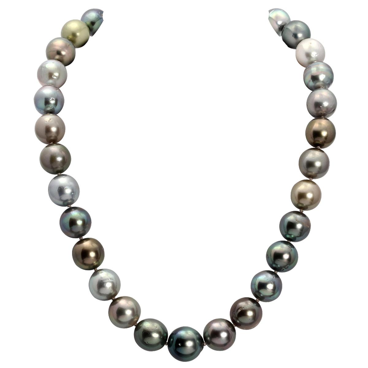 12.5-15mm Natural South Sea Pearl Necklace