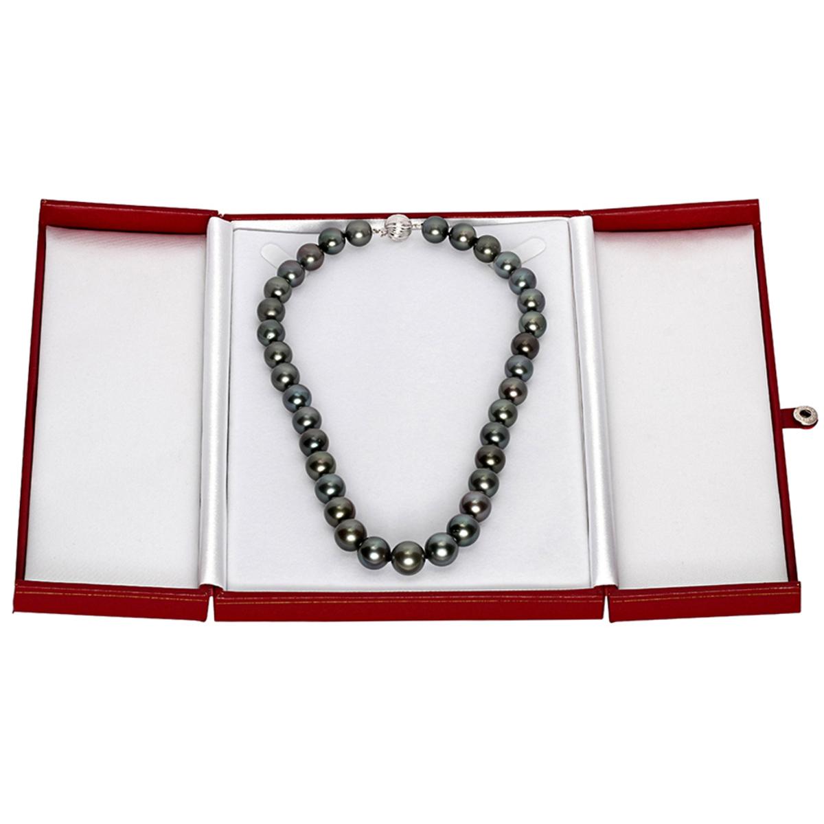 11-13mm Natural Black Pearl Necklace