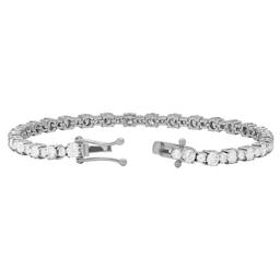 18k White Gold 7.49ct Diamond Tennis Bracelet