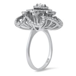 18K White Gold Setting with 1.18ct Diamonds Ladies Ring