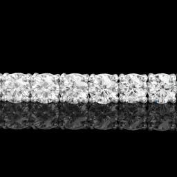 18k White Gold 10.68ct Diamond Bracelet