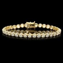 18K Gold 7.66ct Diamond Bracelet