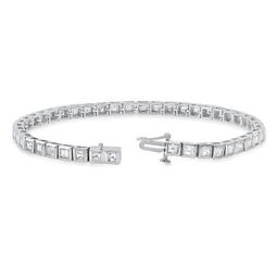 18K White Gold Setting with 5.16ct Diamond Bracelet