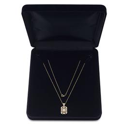 14K Yellow Gold Setting with 0.40ct Diamond Pendant