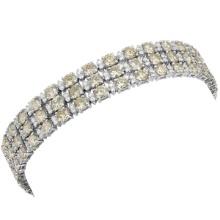 18k White Gold 16.84ct Diamond Tennis Bracelet