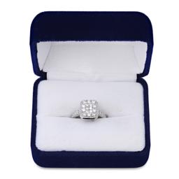 14K White Gold Setting with 1.27ct Diamond Ladies Ring