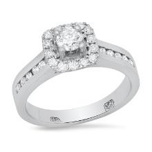 14K White Gold Setting with 0.70tcw Diamond Ladies Ring