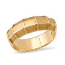 14K Yellow Gold Mens Ring