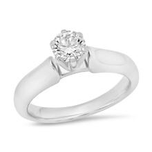 Platinum Setting with 0.52ct Diamond Ladies Ring