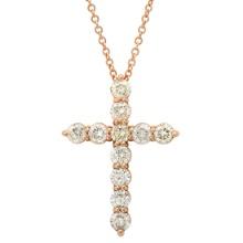 14K Rose Gold and 1.05ct Diamond Pendant