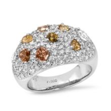 Platinum 900 Setting with 2.34tcw Diamond Ladies Ring