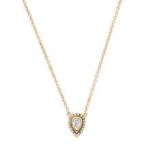 14K Yellow Gold Setting with 0.23ct Diamond Pendant