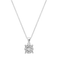 14K White Gold Setting with 0.63ct Diamond Ladies Pendant
