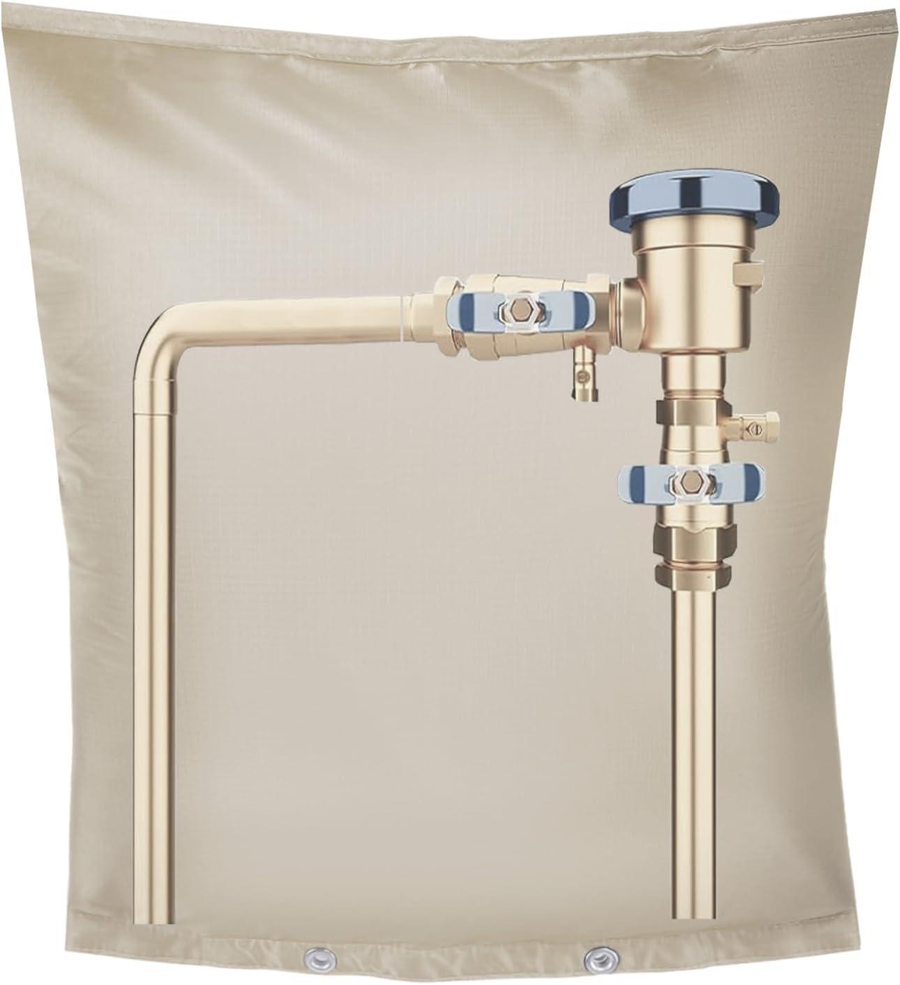 Backflow Preventer Pipe Insulation Cover (5°F), 7 Layers, 24"W x 24"H, Green, Retail $45.00 