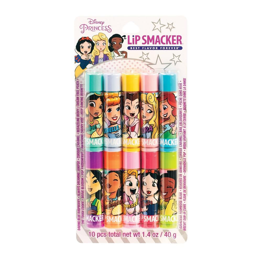 Disney Princess Lip Balm Assorted 10 Pack 0.14 Oz (4 G) Each Lip Smacker, Retail $17.00