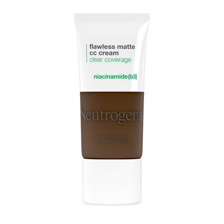Neutrogena Clear Coverage Flawless Matte CC Cream, Sienna 10.0, 1 Oz, Retail $15.00