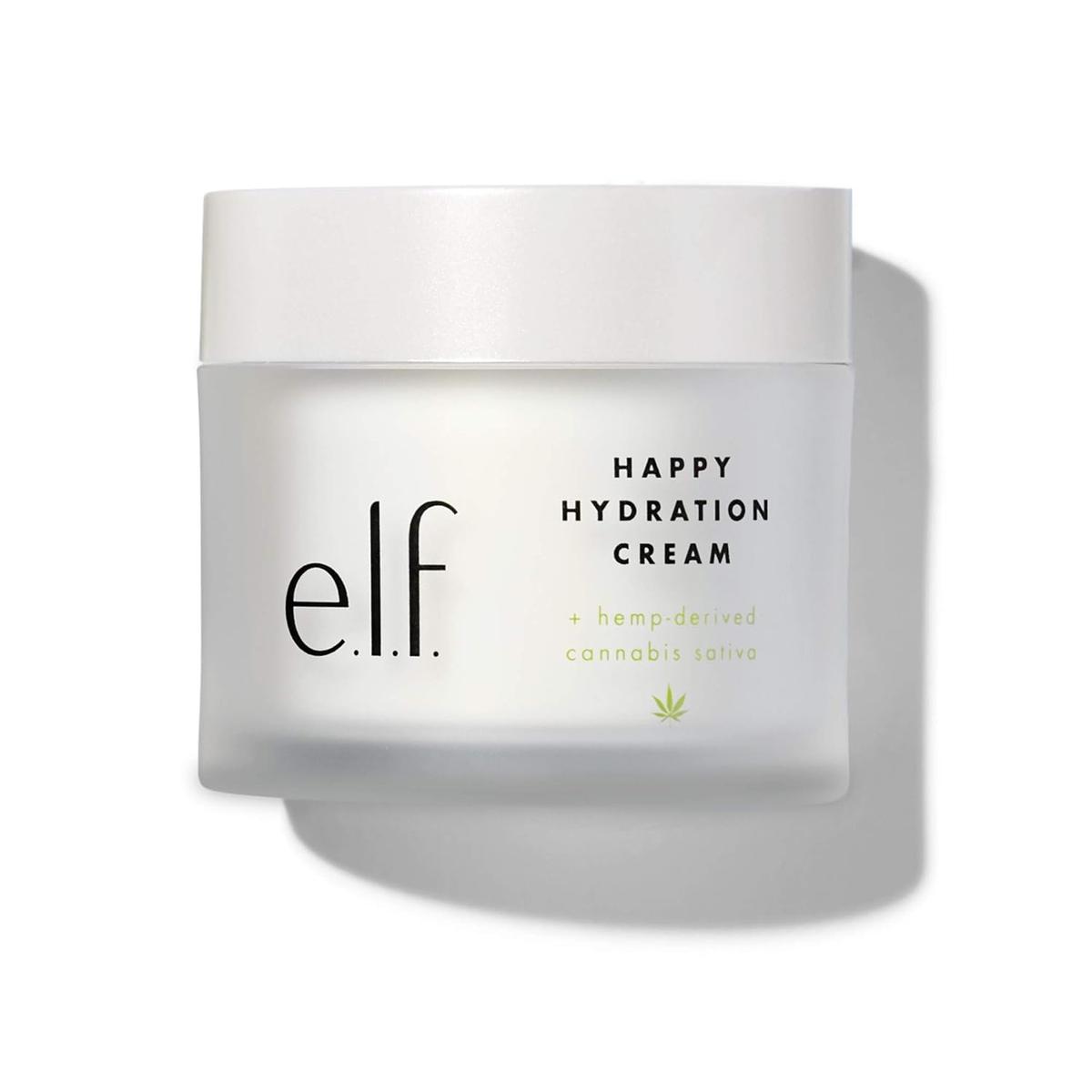 e.l.f. SKIN Happy Hydration Cream, Calming & Ultra-Hydrating Face Moisturizer, 1.7 Oz, Retail $25.00