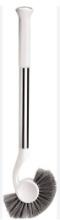 Simplehuman Toilet Brush, Stainless Steel, White, Retail $25.00