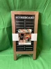 Chalkboard Easel Fall Reversible Scoreboard by HORIZON, 13.5x6.5, Wood, Retail $15.00