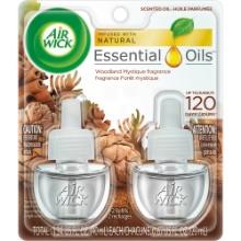 Air Wick Scented Oil Twin Refill, Woodland Mystique, 1.34 Oz - 0.67 Oz